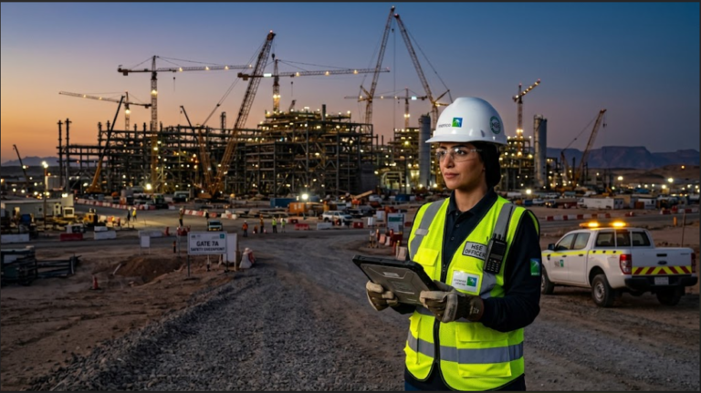 Saudi Aramco & NEOM Safety Officer Jobs 2026: Approved Salary Scales, CBT Exam Questions & SASMS Compliance